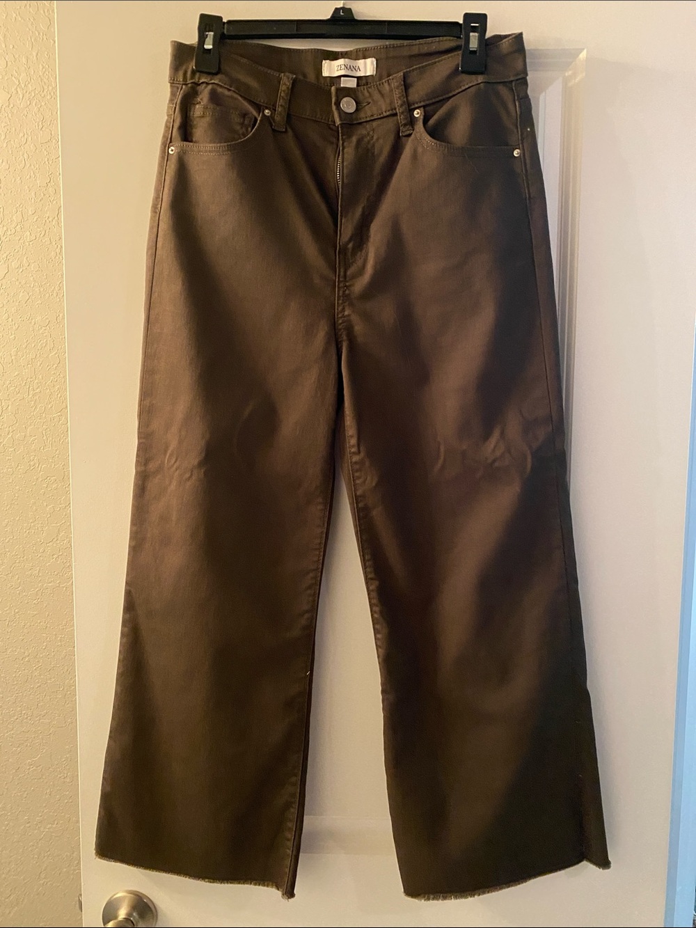Zenana Wide Leg Army Green Pants